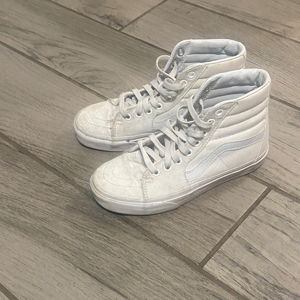 Vans White High-Top Sneakers